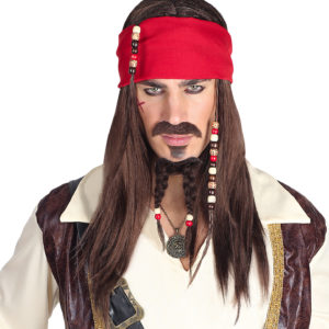 ACCESSOIRES DE FETE-PERRUQUES-PERRUQUES DES CARAIBES-PERRUQUE PIRATE-PERRUQUE PIRATE DES CARAIBES-ACCESSOIRES PIRATE