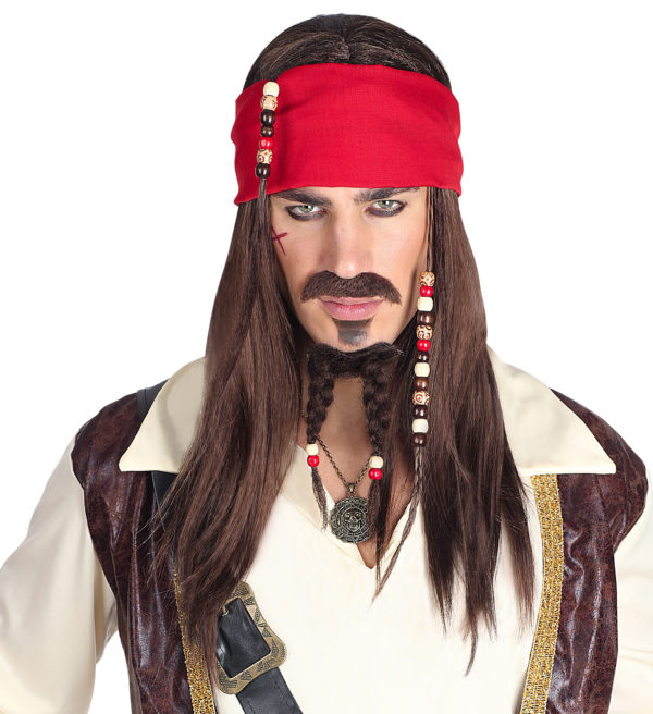 ACCESSOIRES DE FETE-PERRUQUES-PERRUQUES DES CARAIBES-PERRUQUE PIRATE-PERRUQUE PIRATE DES CARAIBES-ACCESSOIRES PIRATE