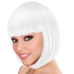 ACCESSOIRES DE FETE-PERRUQUES-PERRUQUES DISCO-PERRUQUES ANNEES 20-PERRUQUES DE COULEURS-PERRUQUE LOU LOU BLANCHE