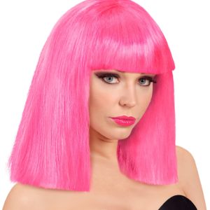 ACCESSOIRES DE FETE-PERRUQUES-PERRUQUES SHOWGIRL-PERRUQUE SHOWGIRL-PERRUQUE ROSE