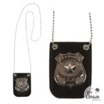 ACCESSOIRES DE FETE-POLICER-ACCESSOIRES POLICIER-BADGE