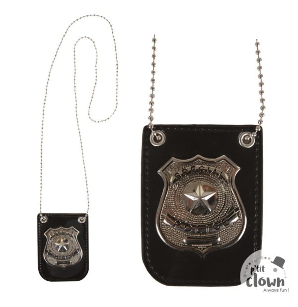 ACCESSOIRES DE FETE-POLICER-ACCESSOIRES POLICIER-BADGE