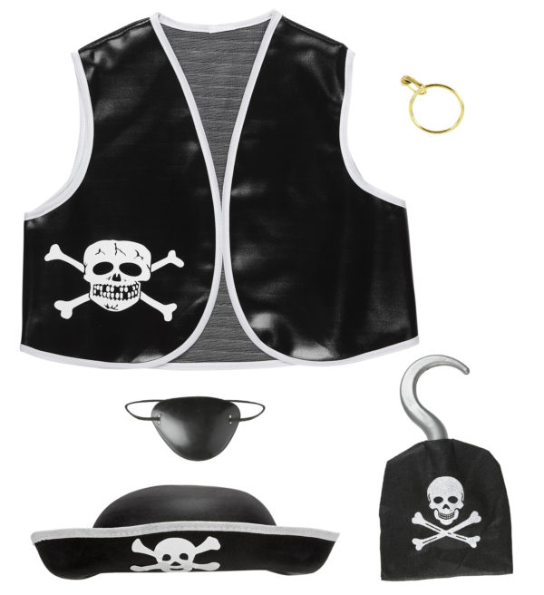 ACCESSOIRES DE FETE-SET ENFANT-SET DE PIRATE-ACCESSOIRES PIRATE-SET PIRATE ENFANT