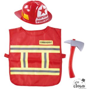 ACCESSOIRES DE FETE-SET ENFANT-SET POMPIER-POMPIER ENFANT-ACCESSOIRES POMPIER
