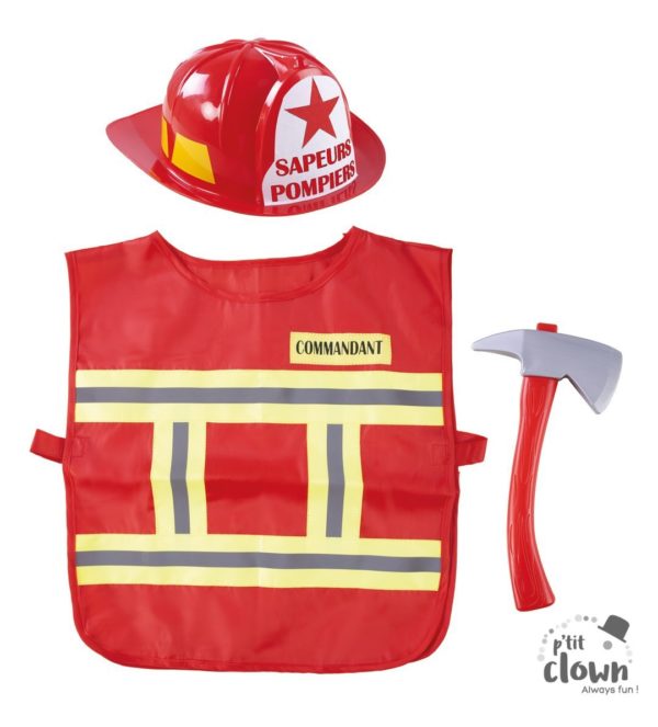 ACCESSOIRES DE FETE-SET ENFANT-SET POMPIER-POMPIER ENFANT-ACCESSOIRES POMPIER