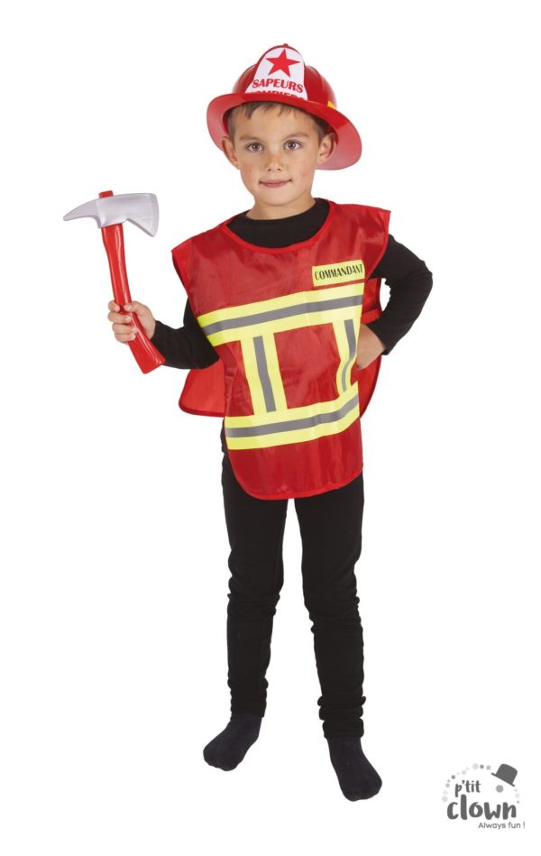 ACCESSOIRES DE FETE-SET ENFANT-SET POMPIER-POMPIER ENFANT-ACCESSOIRES POMPIER