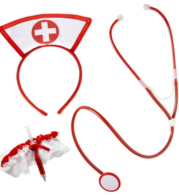 ACCESSOIRES DE FETE-SET INFIRMIERE-ACCESSOIRES INFIRMIERE
