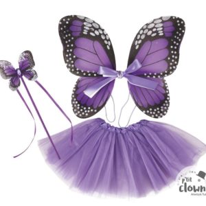 ACCESSOIRES DE FETE-SET PAPILLON-PAPILLON VIOLET-SET PAPILLON VIOLET ENFANT