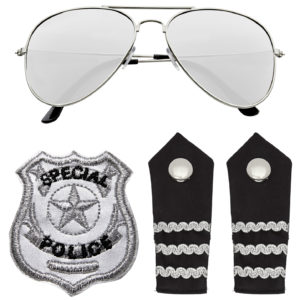 ACCESSOIRES DE FETE-SET POLICE-POLICIER-SET POLICIER-ACCESSOIRES POLICE-ACCESSOIRES POLICIER