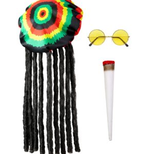 ACCESSOIRES DE FETE-SET RASTA-SET ADULTE