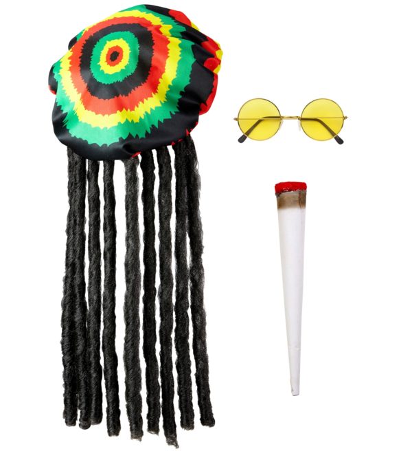 ACCESSOIRES DE FETE-SET RASTA-SET ADULTE