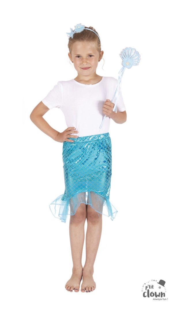 ACCESSOIRES DE FETE-SET SIRENE-SET SIRENE BLEU-SIRENE-SIRENE ENFANT