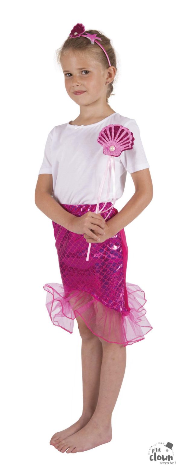 ACCESSOIRES DE FETE-SET SIRENE-SET SIRENE ROSE-SIRENE-SIRENE ENFANT