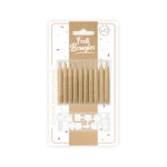 Anniversaire adulte, bougies, or, 10