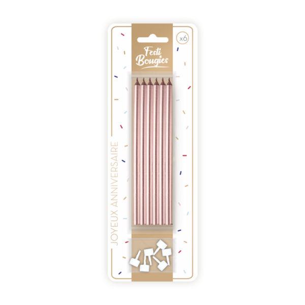ANNIVERSAIREADULTE-BOUGIES-ROSEGOLD-LONGUES