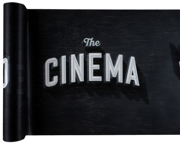 Anniversaire adulte, cinema, the cinema, chemin de table