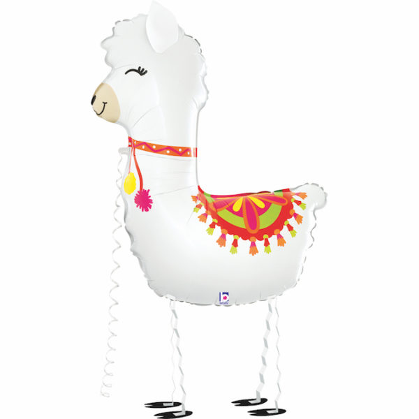 Anniversaire adulte, lama, airwalker
