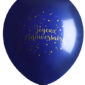 Anniversaire adulte, thème couleur, bleu, ballons latex