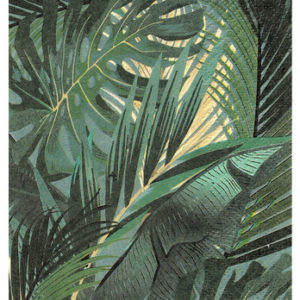 Anniversaire adulte, tropical, jungle, serviettes