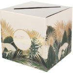 Anniversaire adulte, tropical, jungle, tirelire