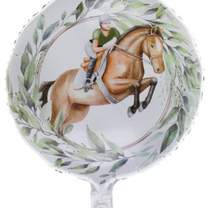 Anniversaire enfant, cheval, ballons alu