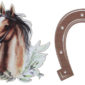 Anniversaire enfant, cheval, confettis
