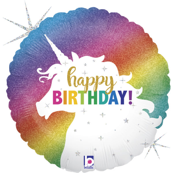 Anniversaire enfant, licorne, ballons alu