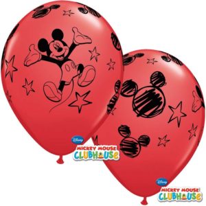 Anniversaire enfant, mickey mous, ballons, latex