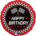 Anniversaire enfant, on the road, ballon alu, birthday