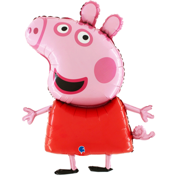 Anniversaire enfant, peppa pig, ballon alu, geant