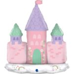 Anniversaire enfant, princesse, ballons alu, château
