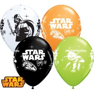 Anniversaire enfant, star wars, ballons, latex