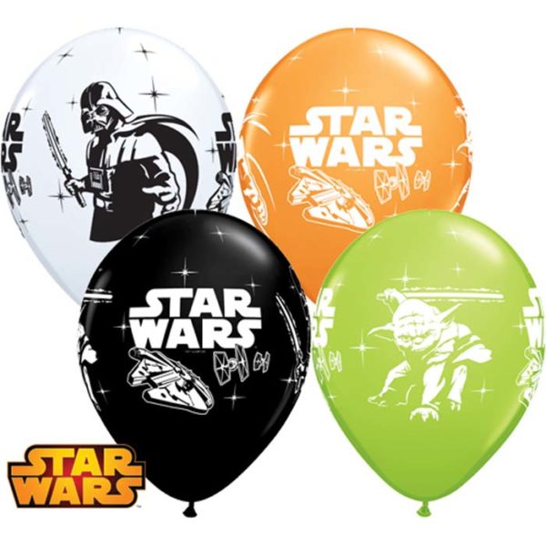 Anniversaire enfant, star wars, ballons, latex