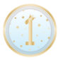 Anniversaire enfant, 1er anniversaire, assiettes, bleu