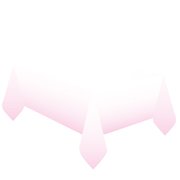 Anniversaire enfant, 1er anniversaire, nappe, rose