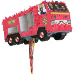 Anniversaire enfant, sam le pompier, pinata