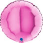 Ballons et hélium, ballons aluminium, ballons à formes diverses, rond, 46 cm, fuchsia