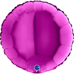 Ballons et hélium, ballons aluminium, ballons à formes diverses, rond, 46 cm, violet