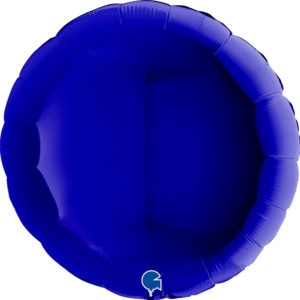 Ballons et hélium, ballons aluminium, ballons à formes diverses, rond, 91 cm, bleu marine
