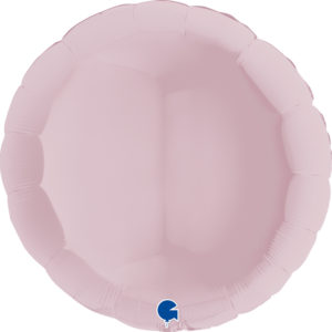 Ballons et hélium, ballons aluminium, ballons à formes diverses, rond, 91 cm, rose pastel