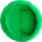 Ballons et hélium, ballons aluminium, ballons à formes diverses, rond, 91 cm, vert
