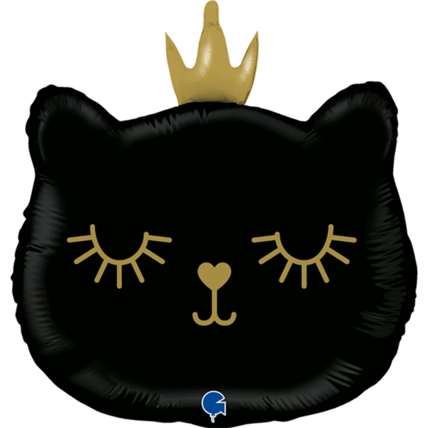 Ballons et hélium, ballons aluminium, ballons animaux, chat noir