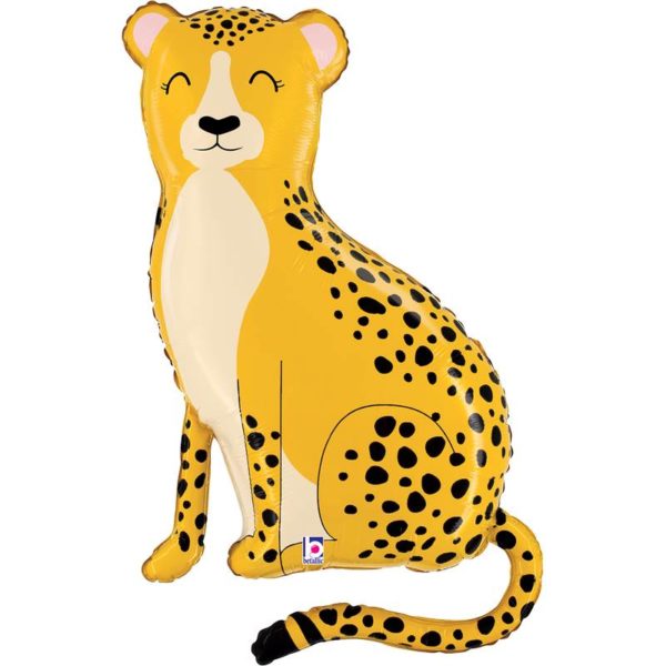 Ballons helium, ballons aluminium, ballons animaux, guepard