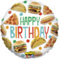 Ballons et hélium, ballons aluminium, ballons anniversaire, ballon food birthday