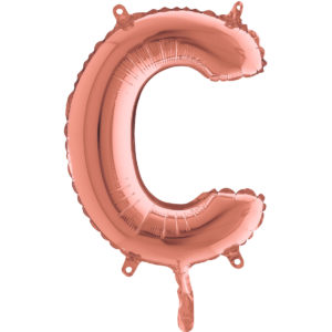Ballons et hélium, Ballons aluminium, Ballons lettres, 36 cm, rose gold, C