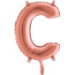 Ballons et hélium, Ballons aluminium, Ballons lettres, 36 cm, rose gold, C