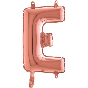 Ballons et hélium, Ballons aluminium, Ballons lettres, 36 cm, rose gold, E