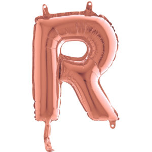 Ballons et hélium, Ballons aluminium, Ballons lettres, 36 cm, rose gold, R