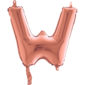 Ballons et hélium, Ballons aluminium, Ballons lettres, 36 cm, rose gold, W