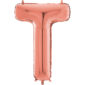 Ballons et hélium, ballons aluminium, ballons lettres, 66 cm, rose gold, T